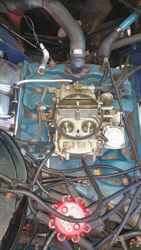 Engine with Holly Carb
